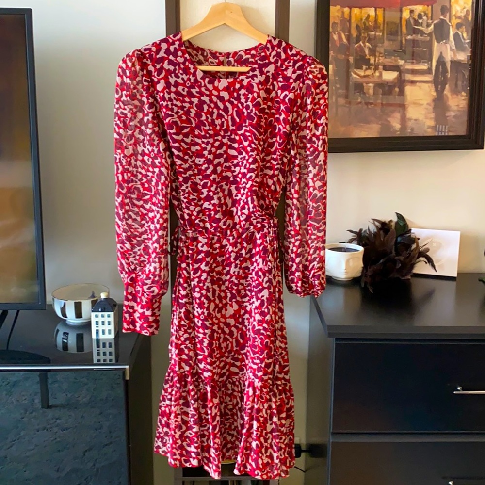 Animal print dress